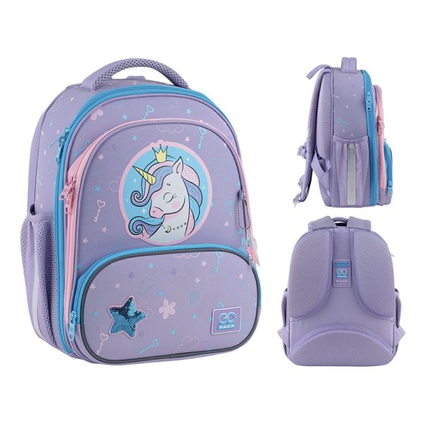 Рюкзак GoPack Education каркасний GO25-597M-3 Fairytale Unicorn