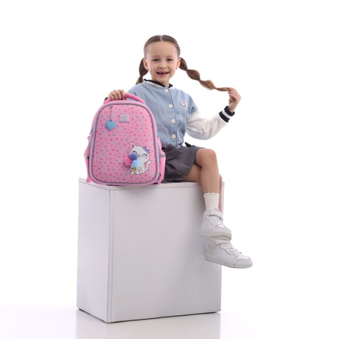 Рюкзак GoPack Education напівкаркасний GO25165S2 Fluffy Kitten