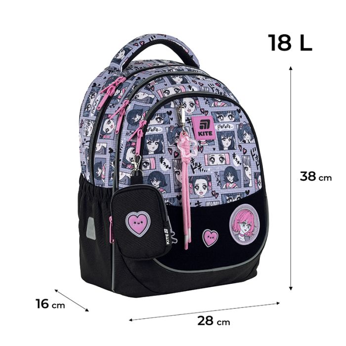 Рюкзак Kite Education K25-700M-1 Anime Girl