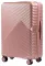 Валіза пластикова WINGS WN01 велика 78 см золотисто-рожева Wp00300