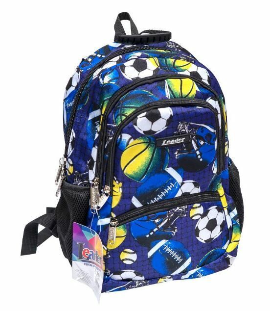 Рюкзак Leader 982559 ортопедичний, М'яч 38х28х16см