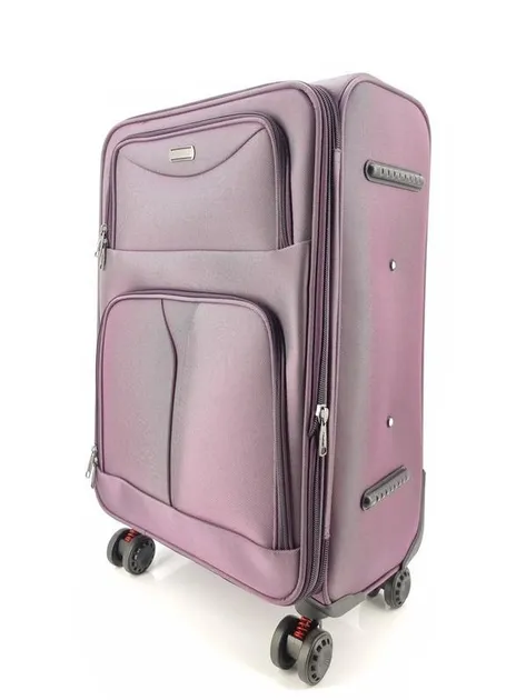 Дорожня валіза Tourist на 4 колесах - великий L - фіолетовий металік хамелеон - з розширенням