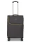 Тканинна валіза Snowball 22204 - середній розмір - сірий