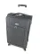 Велика валіза 108 л на 4 колеса 78×48×27 см Nuri Elite Сірий