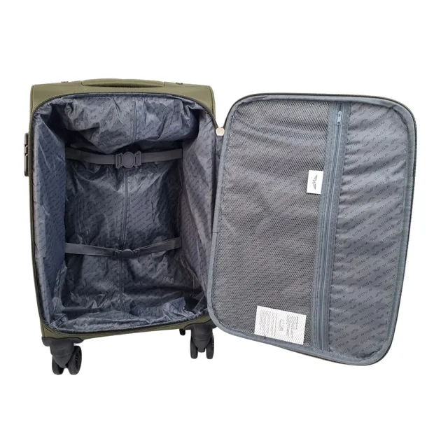 Валіза на колесах текстиль Wings хакі 6802/4-1 khaki (S)