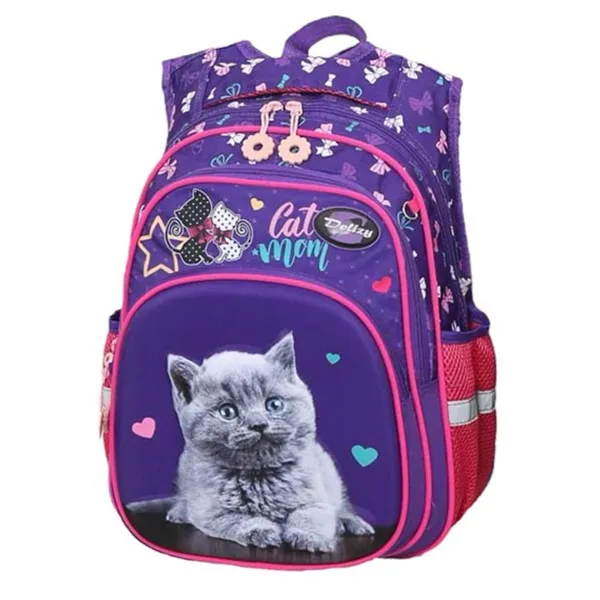 Рюкзак шкільний 42*31*19 см Кішка