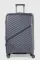 Велика поліпропілен валіза Three Birds 2024-17-11L сірий з розширенням