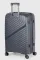 Велика поліпропілен валіза Three Birds 2024-17-11L сірий з розширенням