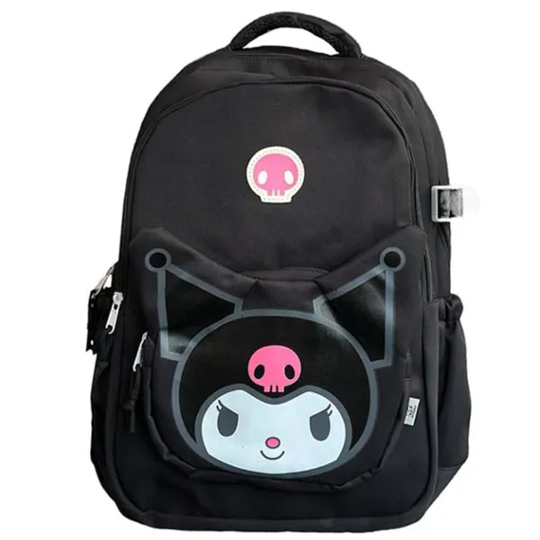 Рюкзак шкільний 44*30*19см Kuromi чорний