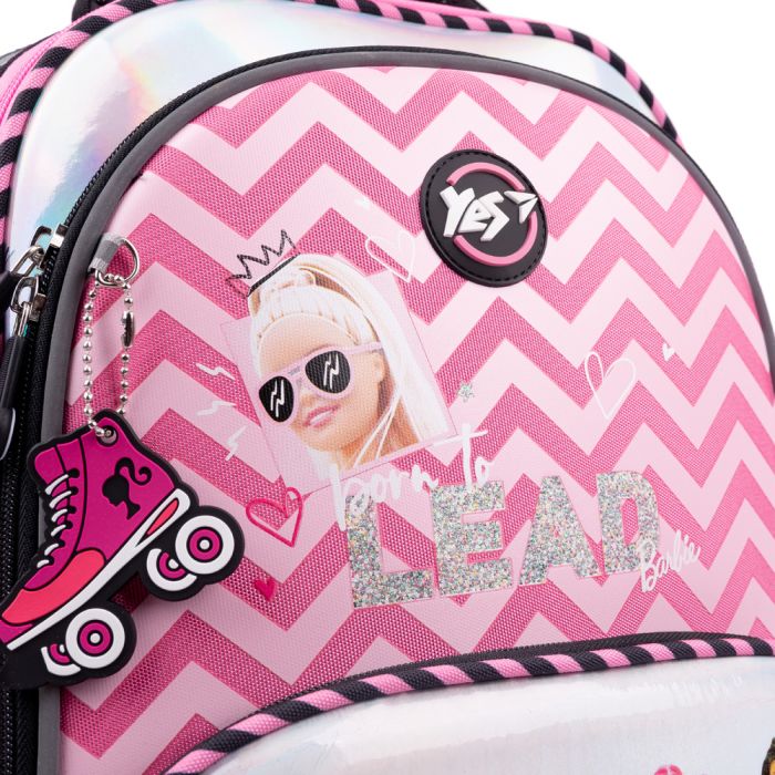 Рюкзак шкільний каркасний YES S-30 JUNO ULTRA Premium Barbie