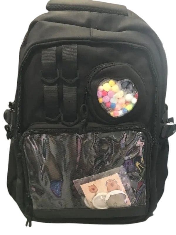 Рюкзак молодіжний M608 чорний