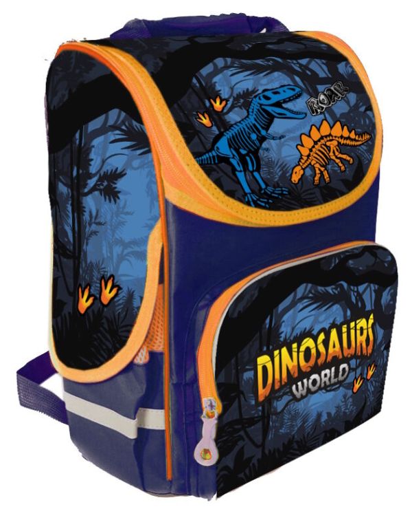 Рюкзак Leader 989049 Світ динозаврів короб ортопед 34х26х15см