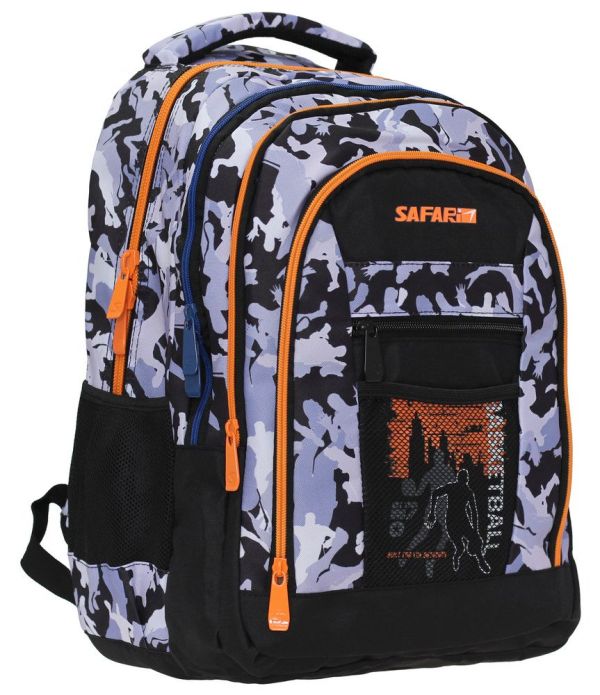 Рюкзак 4 відділення, 42x29x23см, поліестер, 24-180M Safari