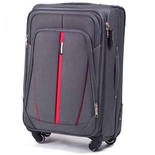 Валіза Wings 1706-4S маленька сіра