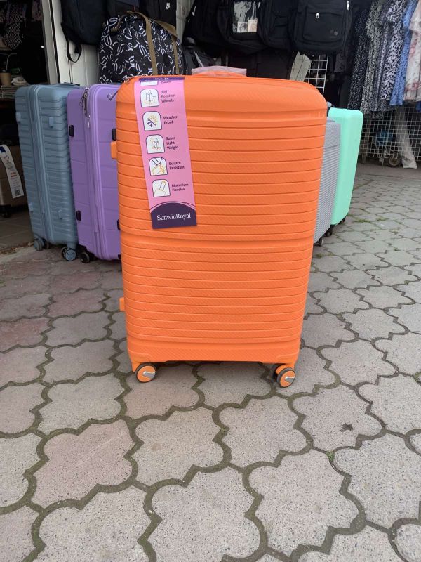 Велика поліпропілен валіза S & R orange